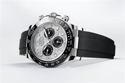 rolex leather bands for daytona|Rolex daytona with meteorite dial.